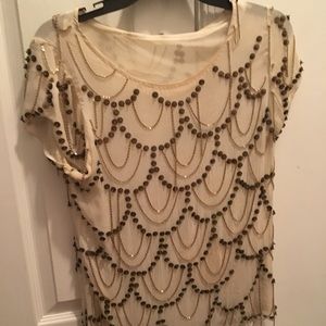 Alice and Olivia beaded shirt